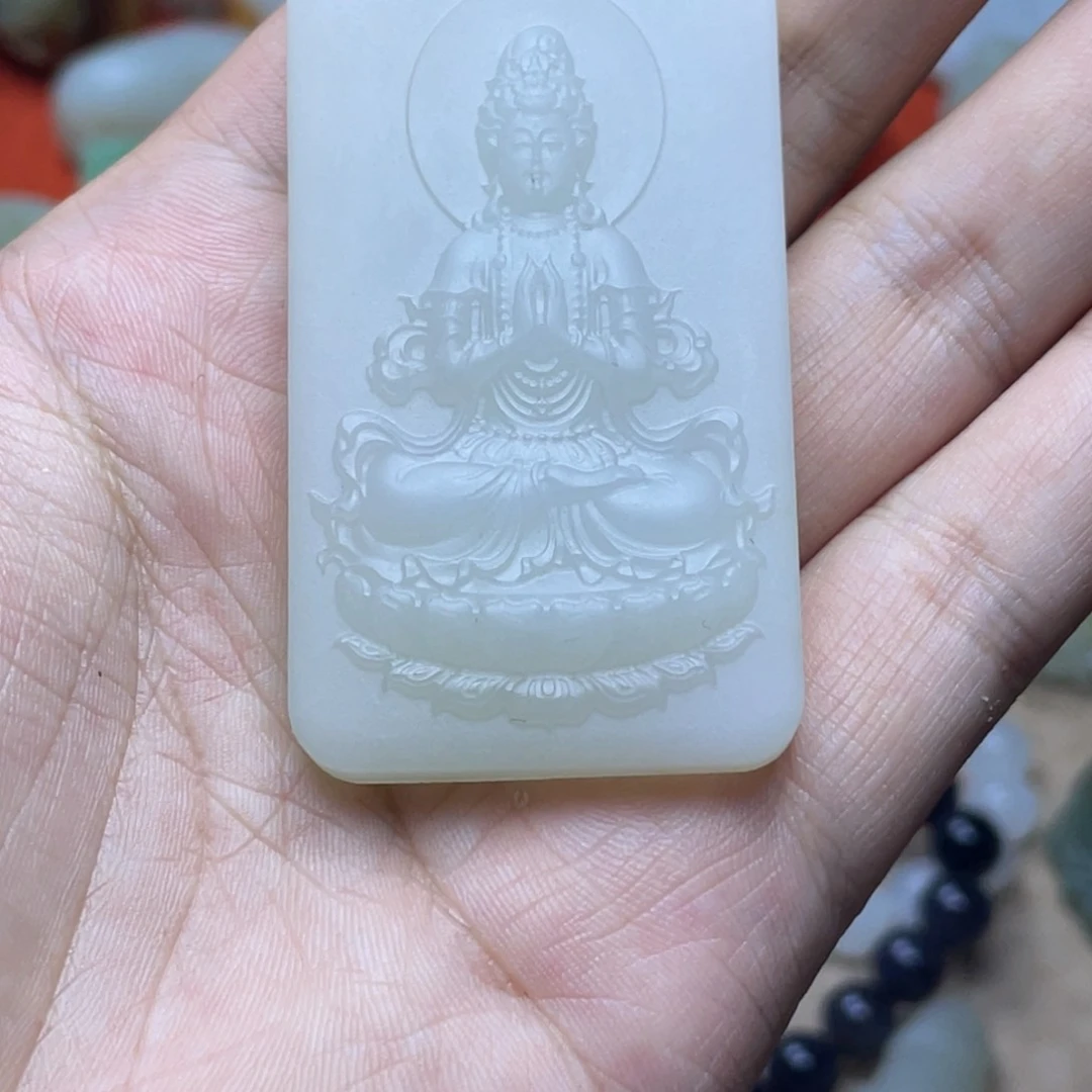 吊坠(不含链)未镶嵌和田玉