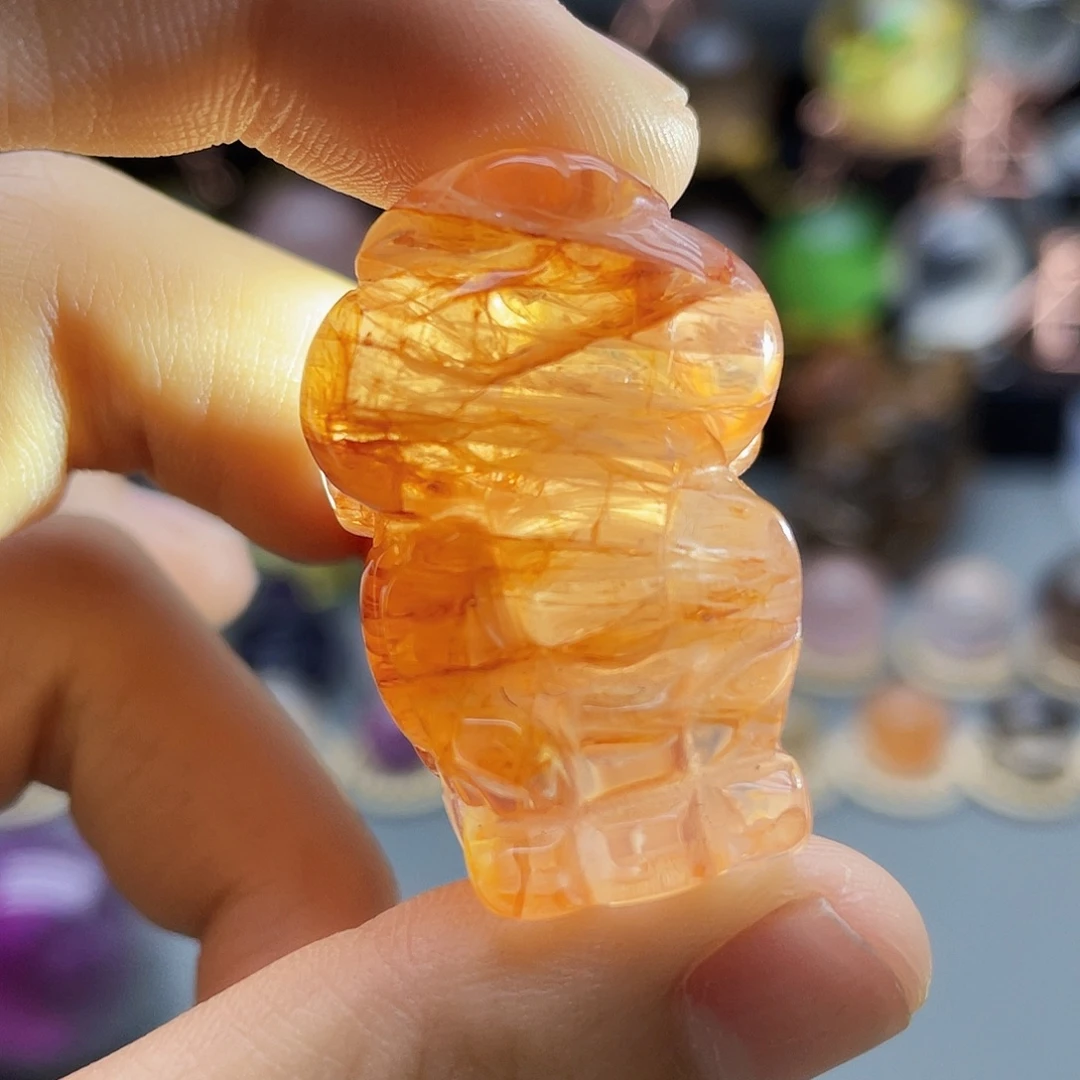 未镶嵌珠宝半成品水晶天然浇花