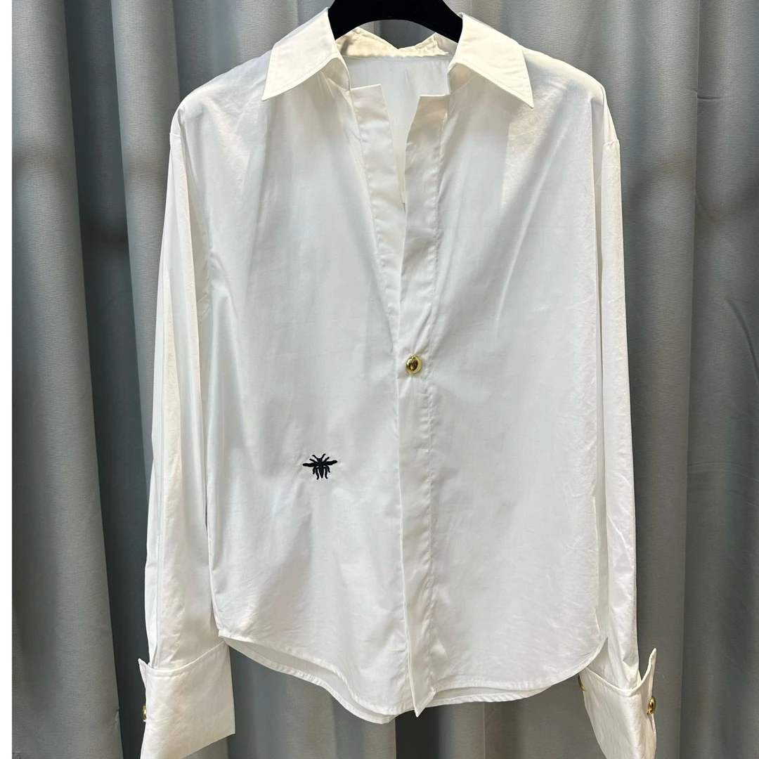 25早春迪迪家小金豆纽扣衬衣