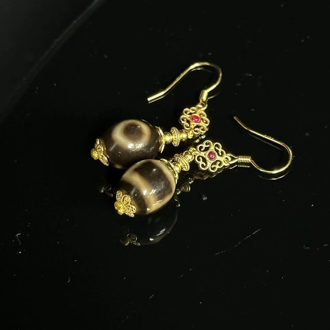 丽哥推荐 S925银台珠良品天地一方精工耳坠串珠 多样发一件LG2741