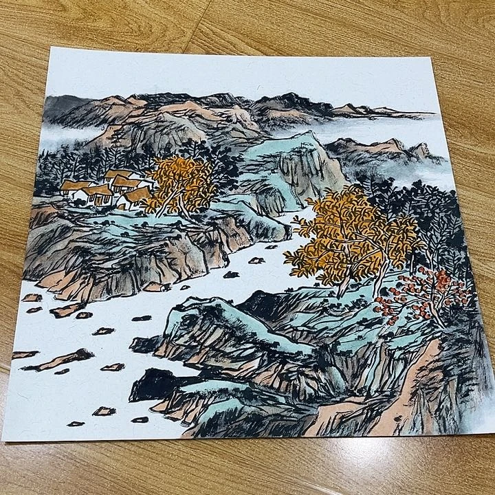 姜奇老师山水作品50×50