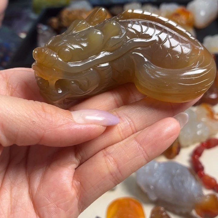 玛瑙/玉髓未镶嵌吊坠(不含链)