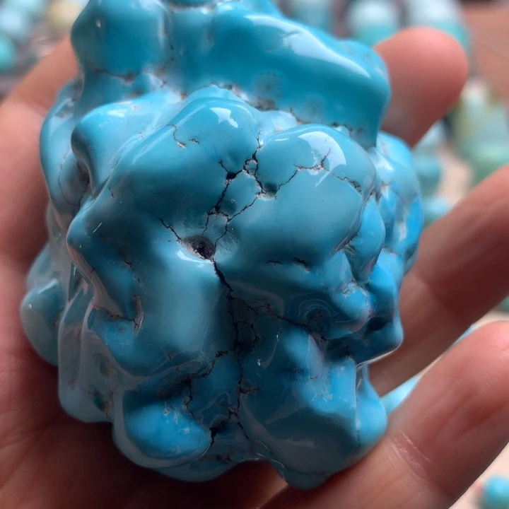 绿松石未镶嵌颈饰