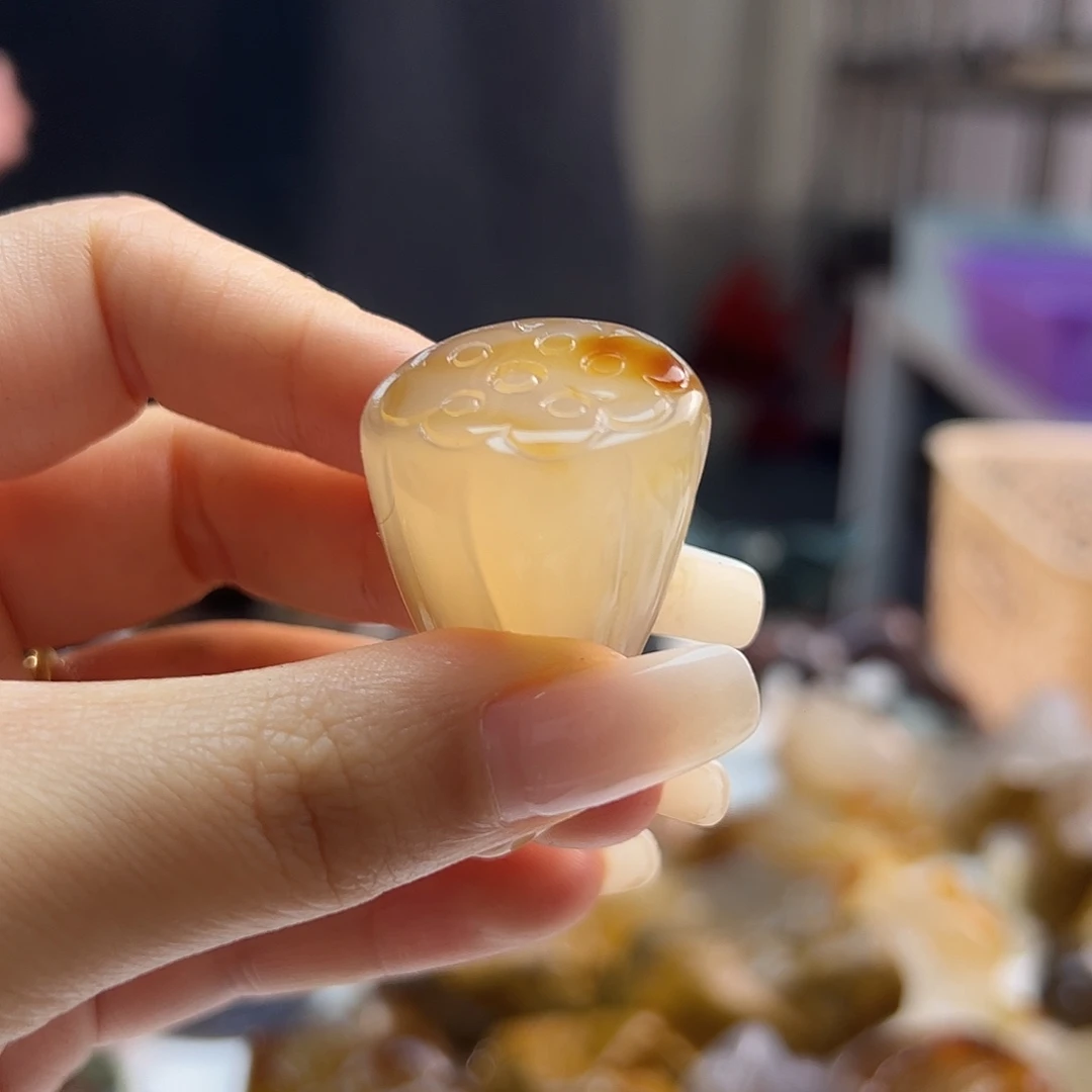 玛瑙/玉髓未镶嵌吊坠(不含链)