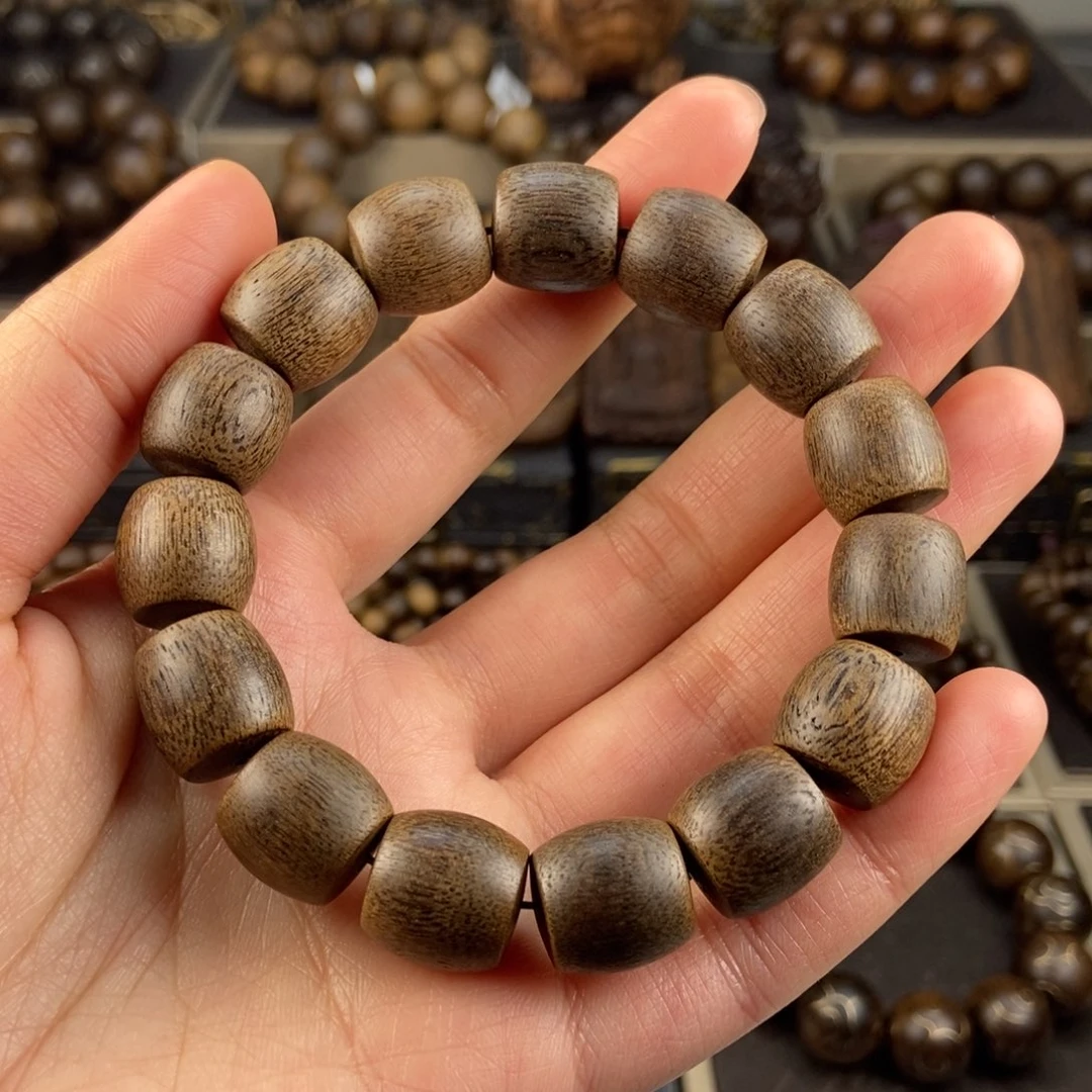 沉香手串梦***远越南芽庄白棋楠