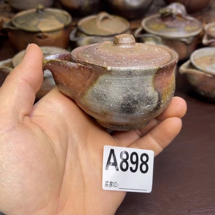 用***5土器女士 宝瓶备前烧作品容量110cc