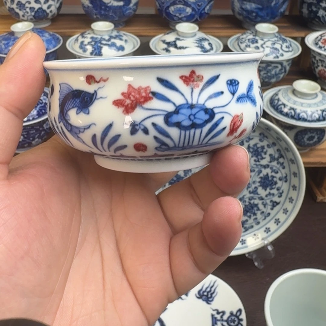 瓷片陶瓷纯手工手绘瓷瓷7