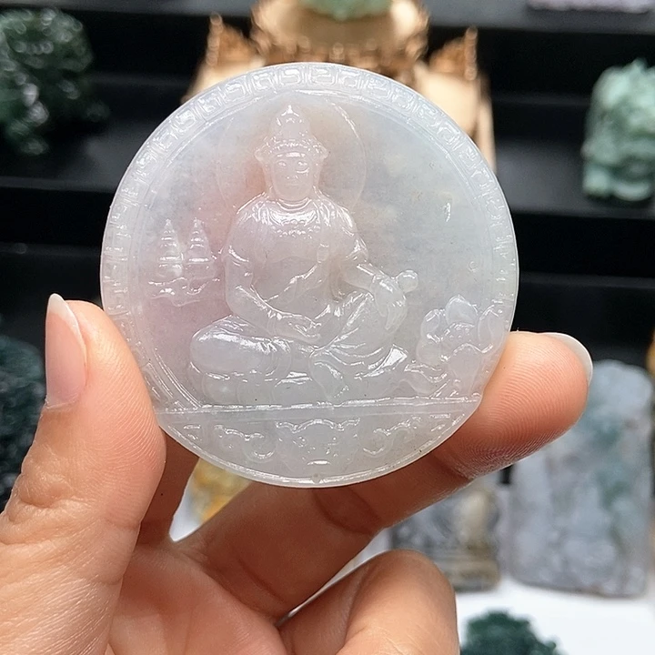 定制翡翠未镶嵌鲲*天然缅甸翡翠A货毛货抛光定制