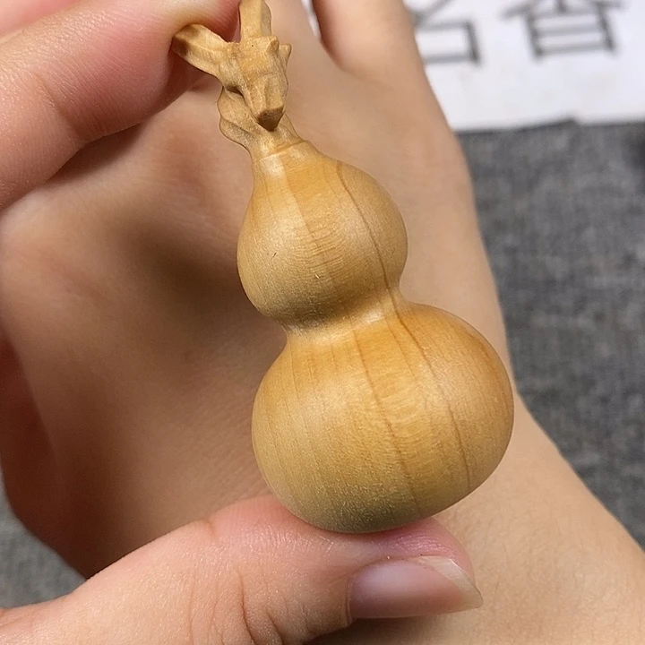 檀香木手串/手链老山檀香雕刻龙头大葫芦
