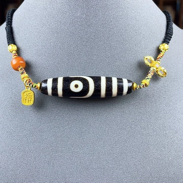 玛瑙/玉髓颈饰合金