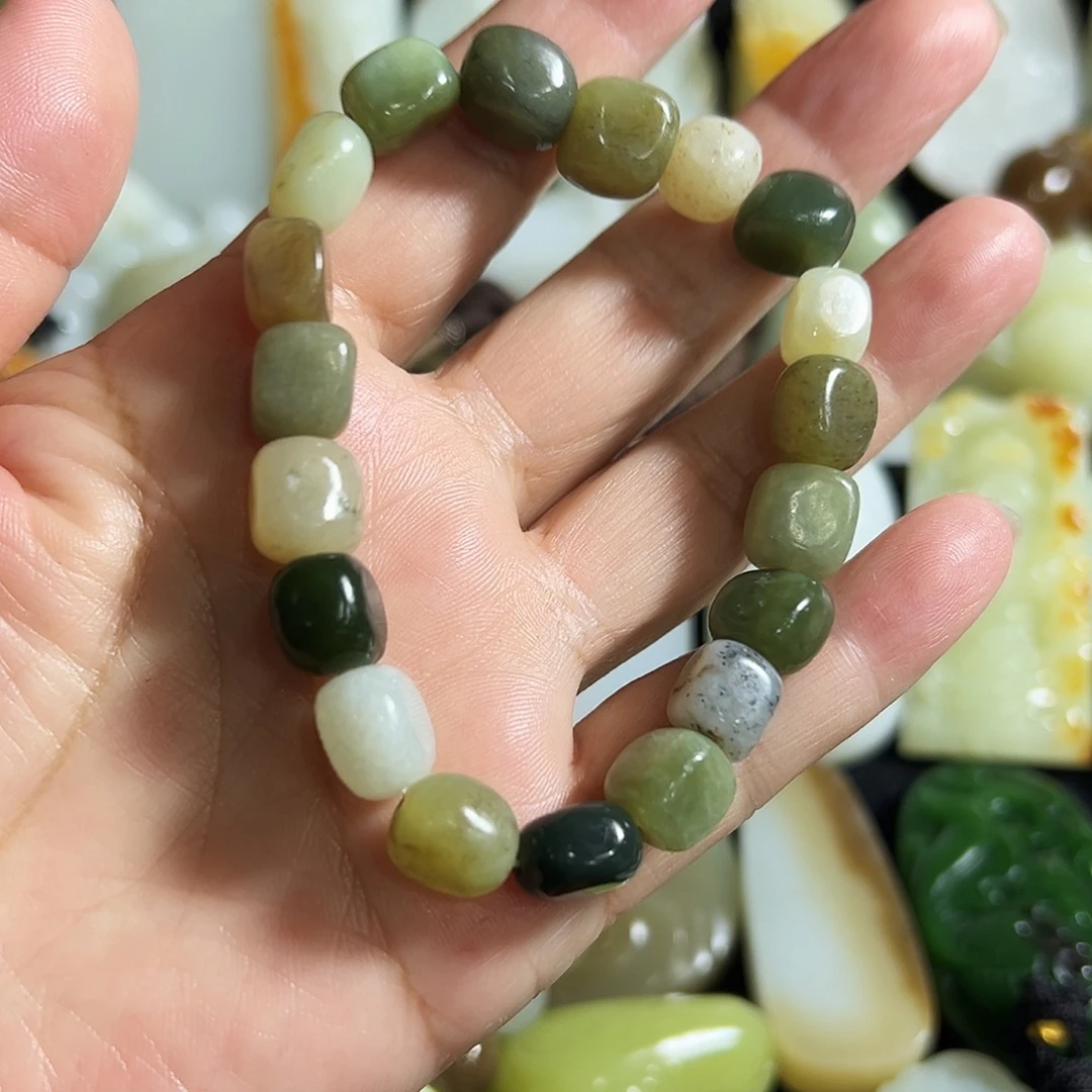 和田玉（糖玉）未镶嵌手链