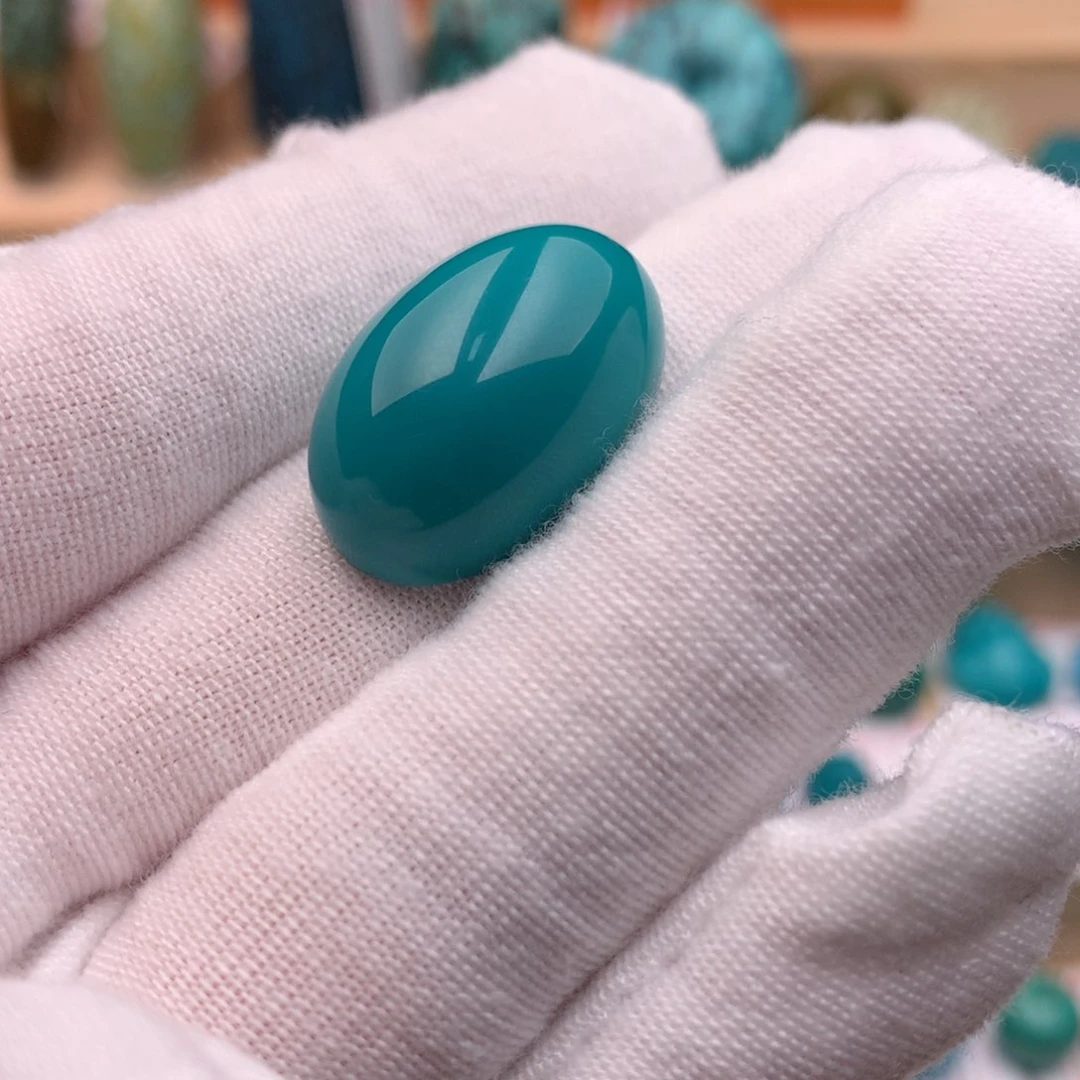 18K金镶嵌绿松石配饰