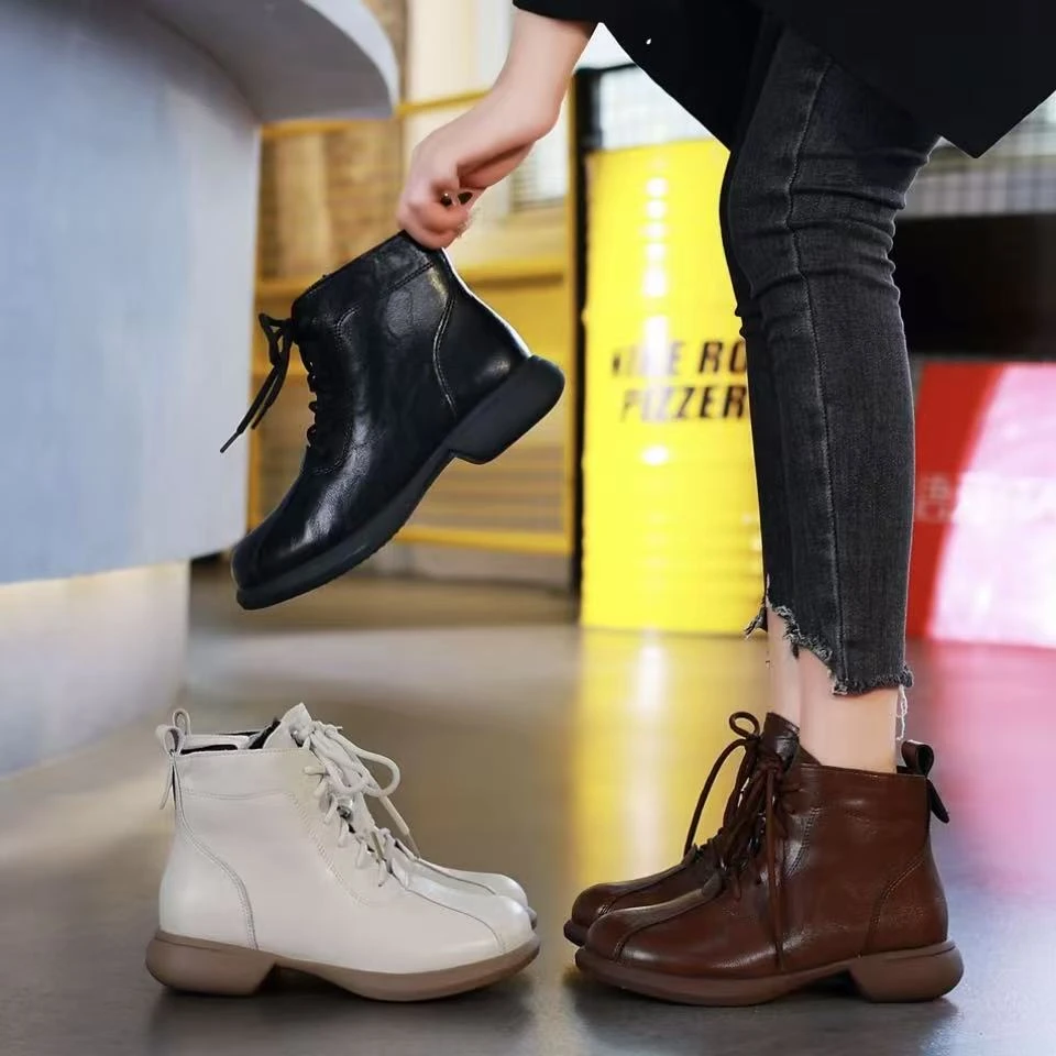 【品牌力荐】2026秋季新款侧拉链网红瘦瘦靴软皮软底1090