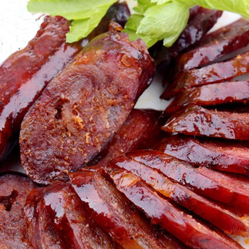 1-10号 【老乡腊货】腊香肠 正宗五峰农家腊肉 免费试吃一节