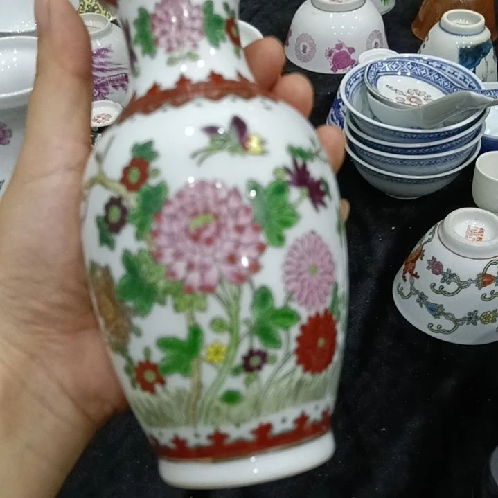 陶瓷景德镇博古小花瓶