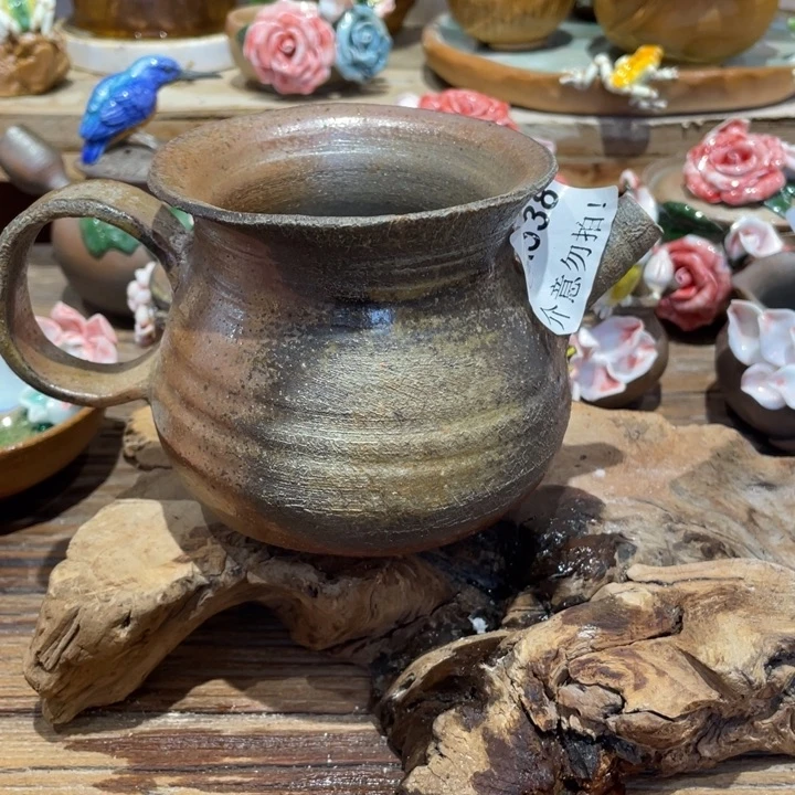 手工制作陶瓷茶具茶杯青蛙