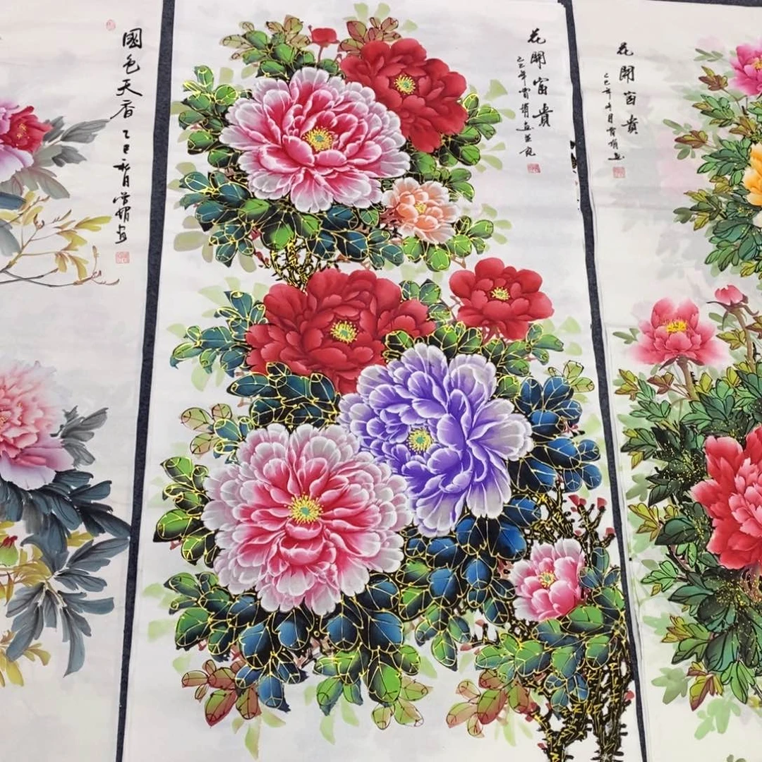 国画尺寸140✖️70四尺精品手绘画