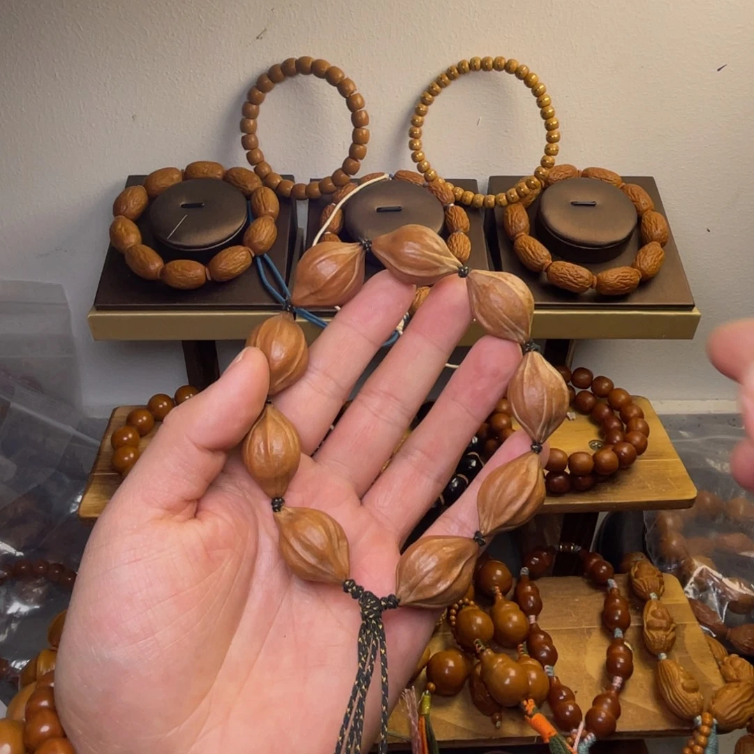 橄榄核手串/手链1.9四花 瑕疵