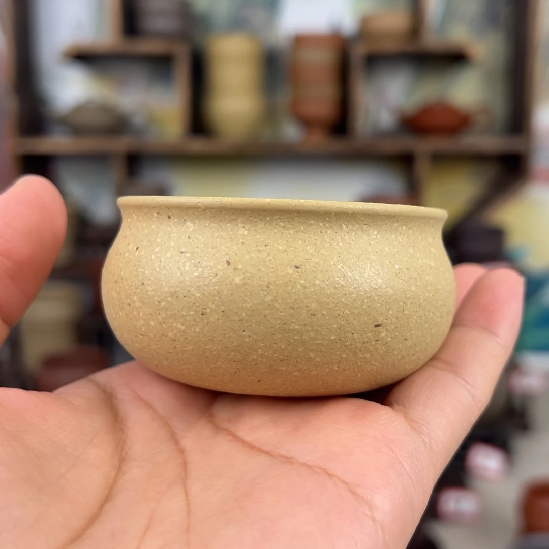 紫砂茶杯拙器甄选，纯原本矿。