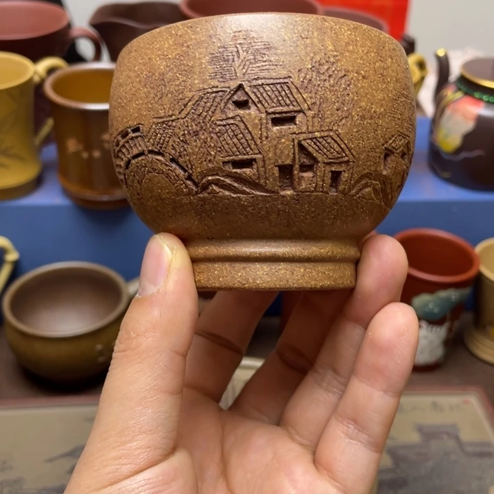 紫砂茶杯紫砂主人杯