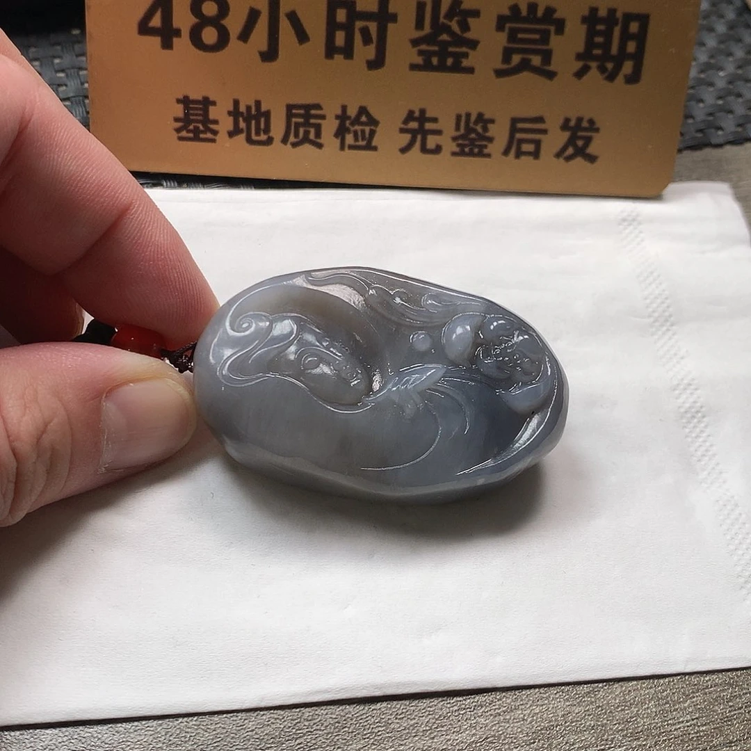 颈饰未镶嵌和田玉观音