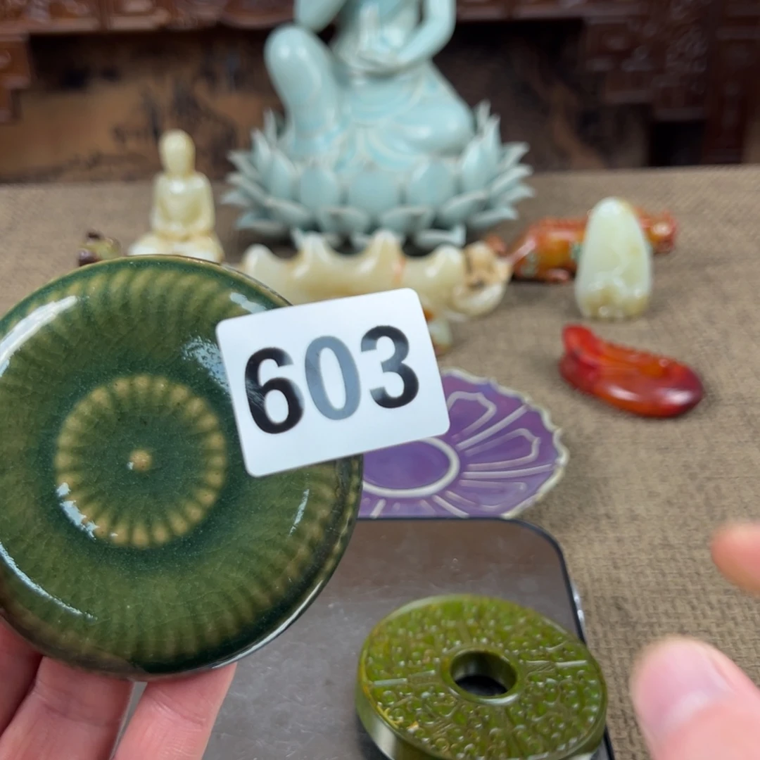 瓷片正能量陶瓷文玩艺术品