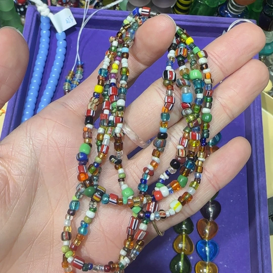 琉璃非金属西亚琉璃混色小米珠