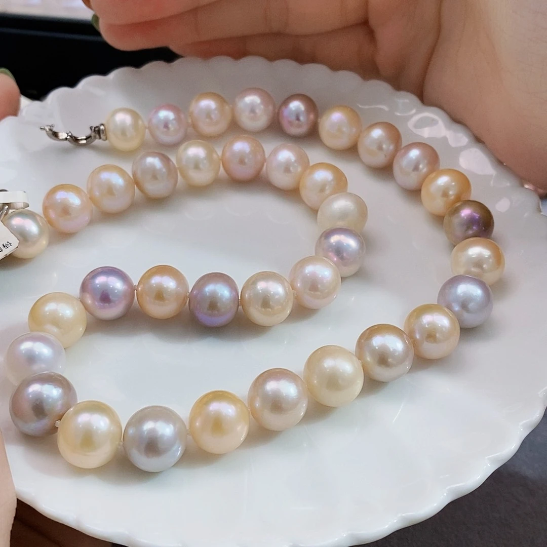 未镶嵌特价稀有无核糖果项链11-12mm淡水珍珠