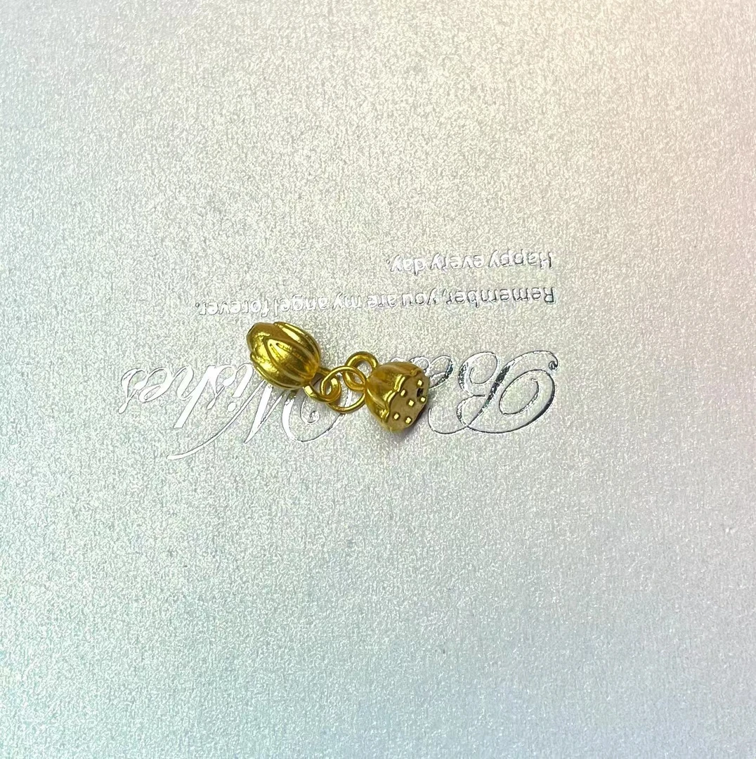A(039）足金 简约精致两世欢