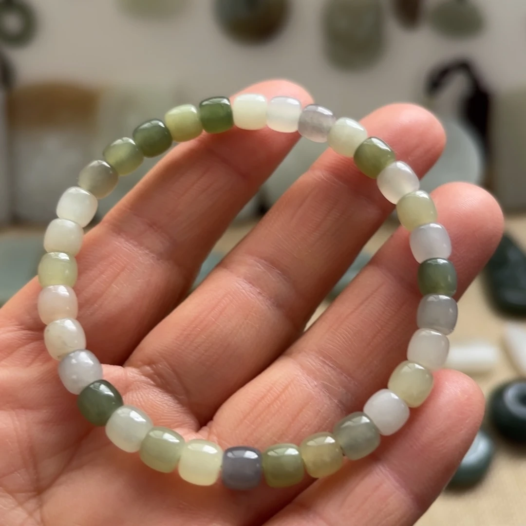 和田玉（糖玉）未镶嵌手链