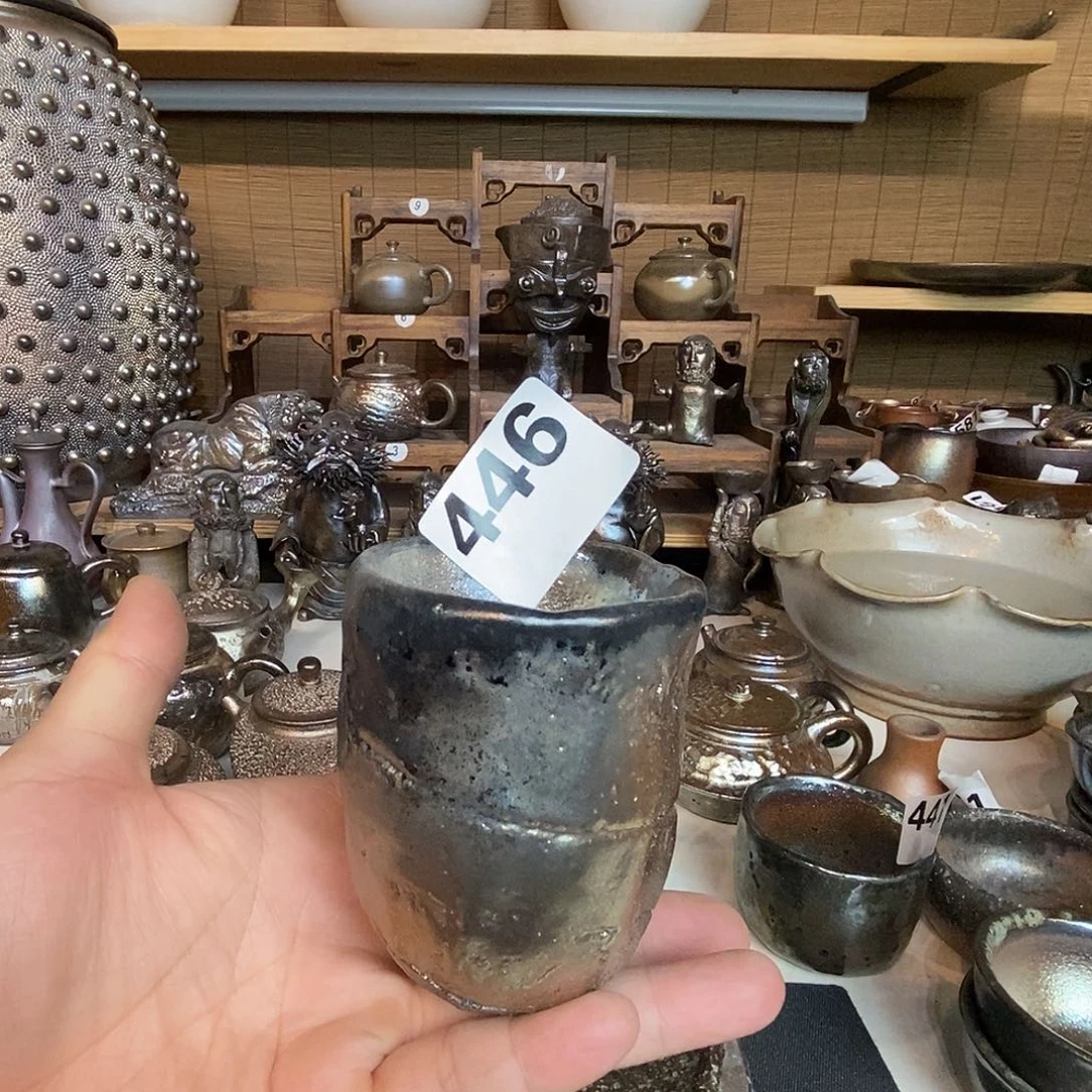 高温柴烧陶泥主人杯