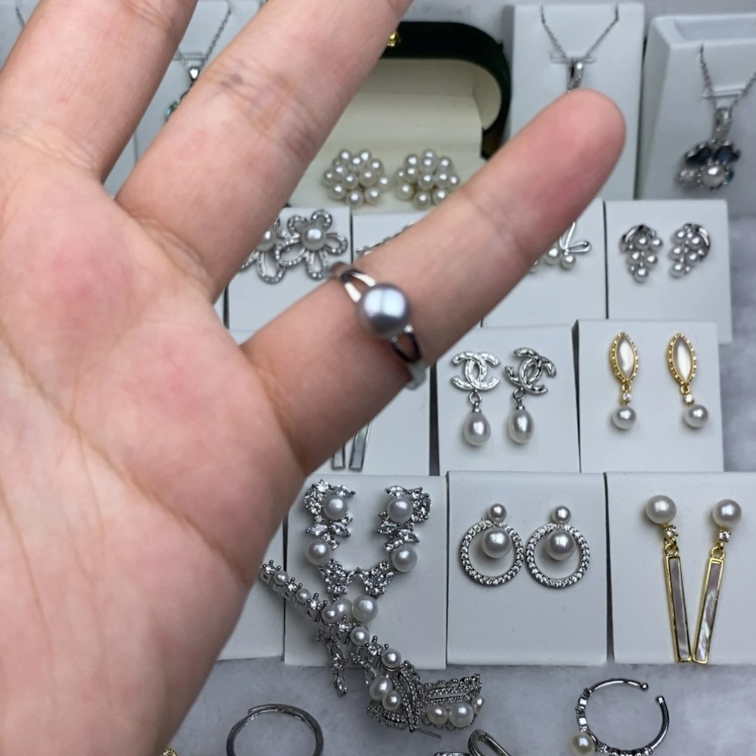 耳饰未镶嵌淡水珍珠