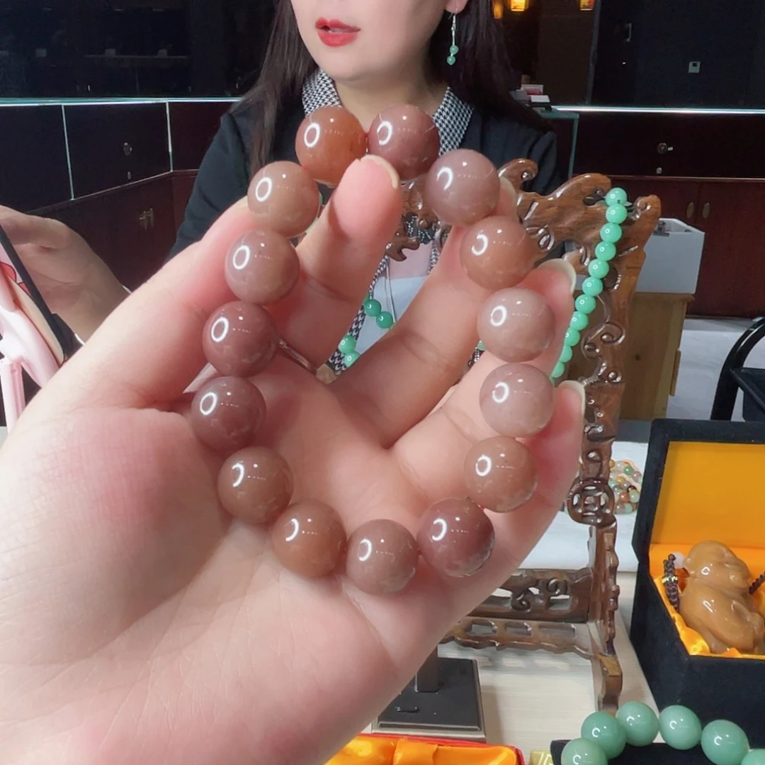 密玉（石英质玉）手把件未镶嵌