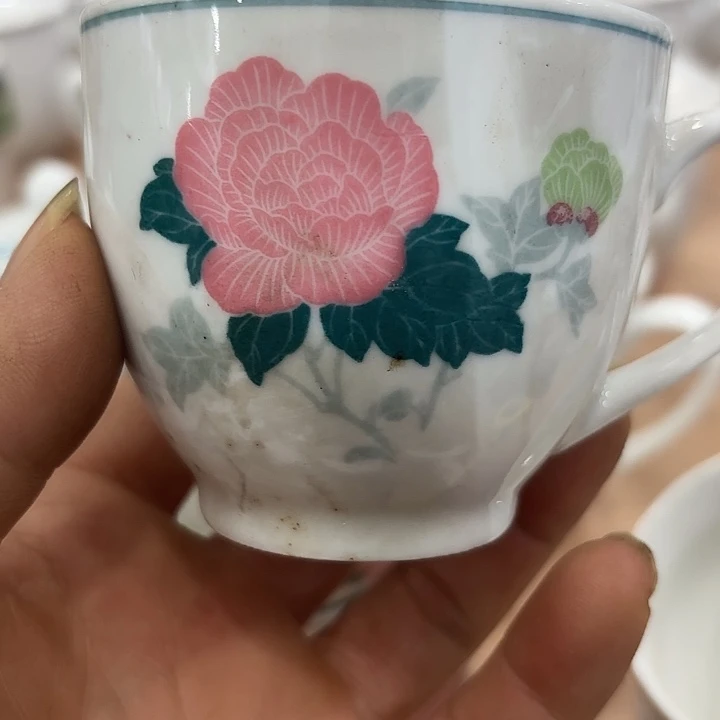 芙蓉花，小杯子微瑕
