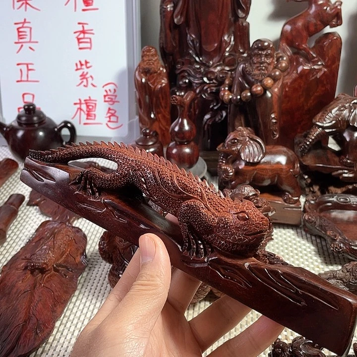 微*印度小叶紫檀蜥蜴