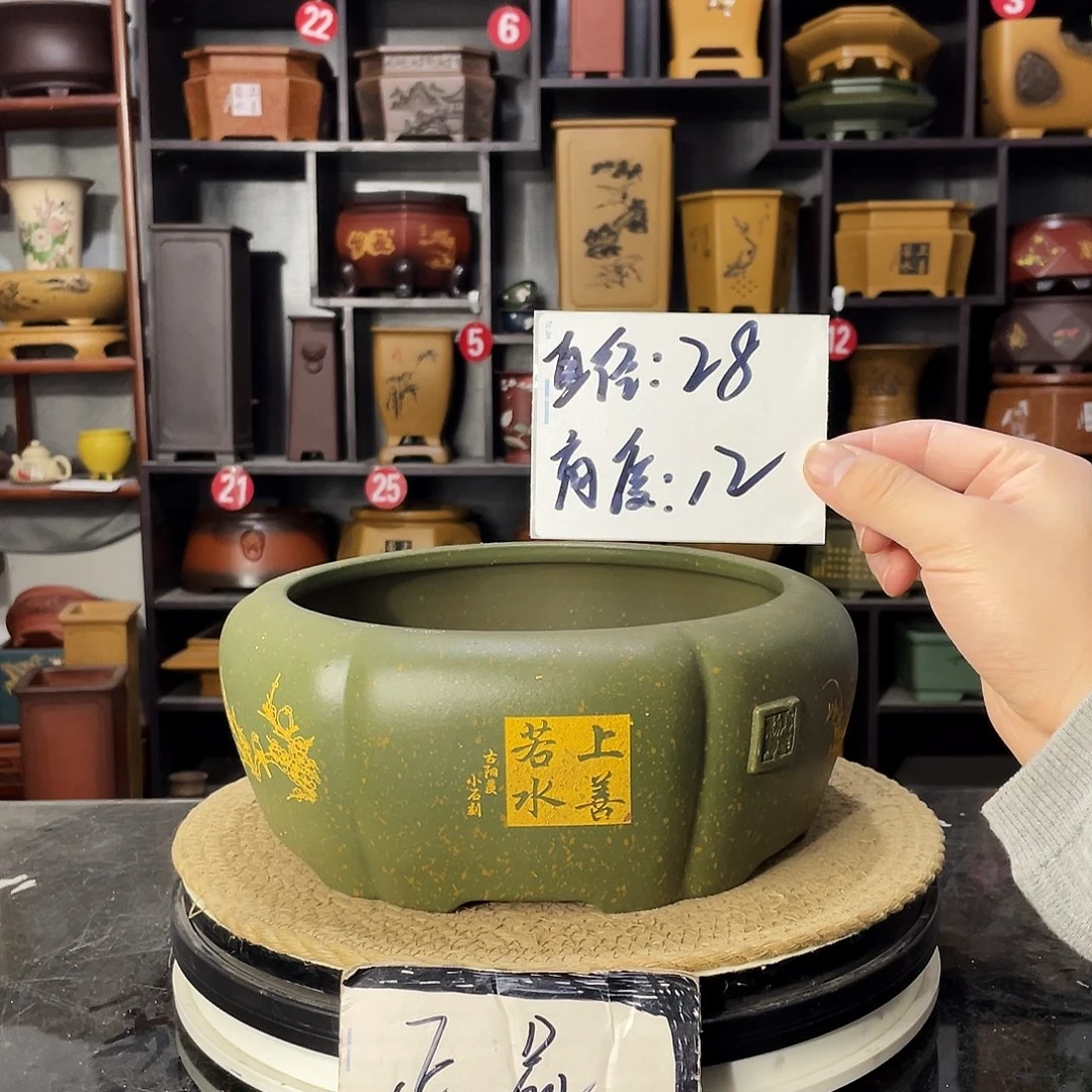 D-盆尚好紫砂花盆