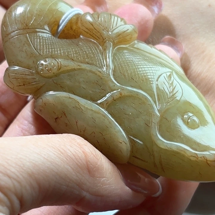 和田玉未镶嵌挂件R***N