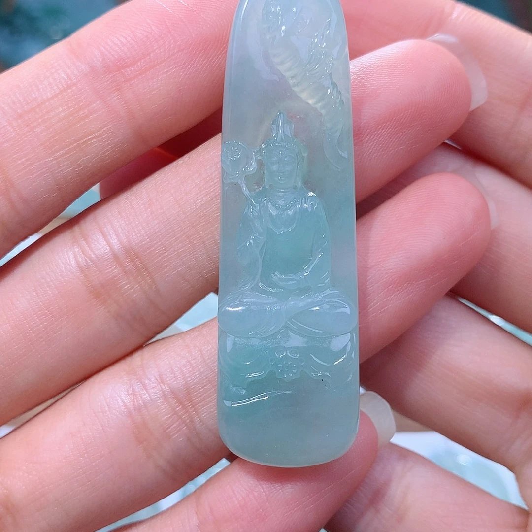 颈饰未镶嵌翡翠普贤