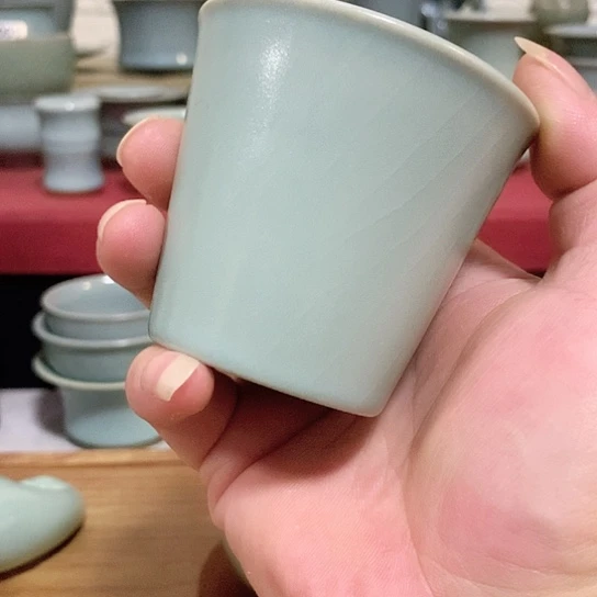 原产地汝瓷，小可乐杯