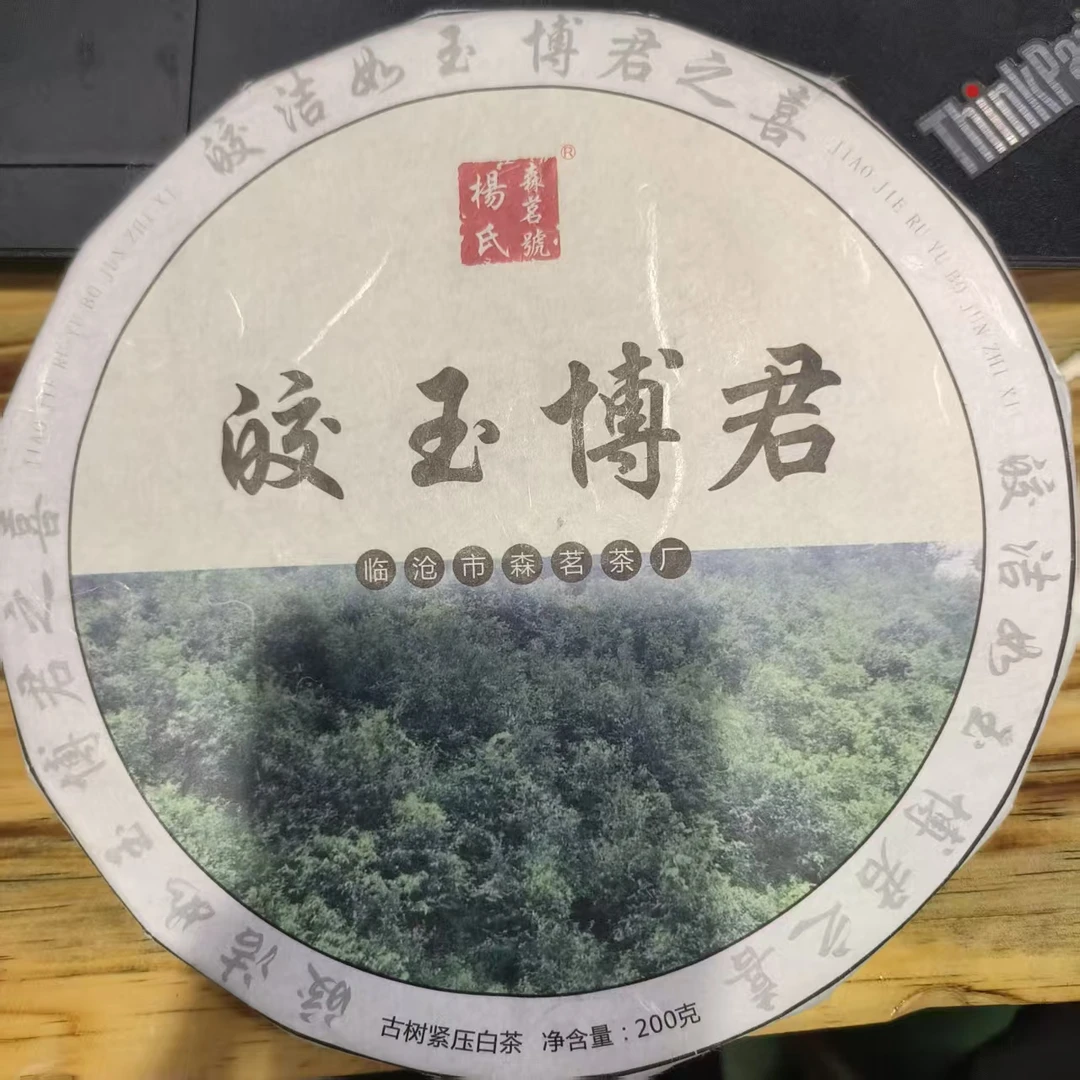 16-【杨世龙】2023年皎玉博君200g/饼 白茶 拍5发6