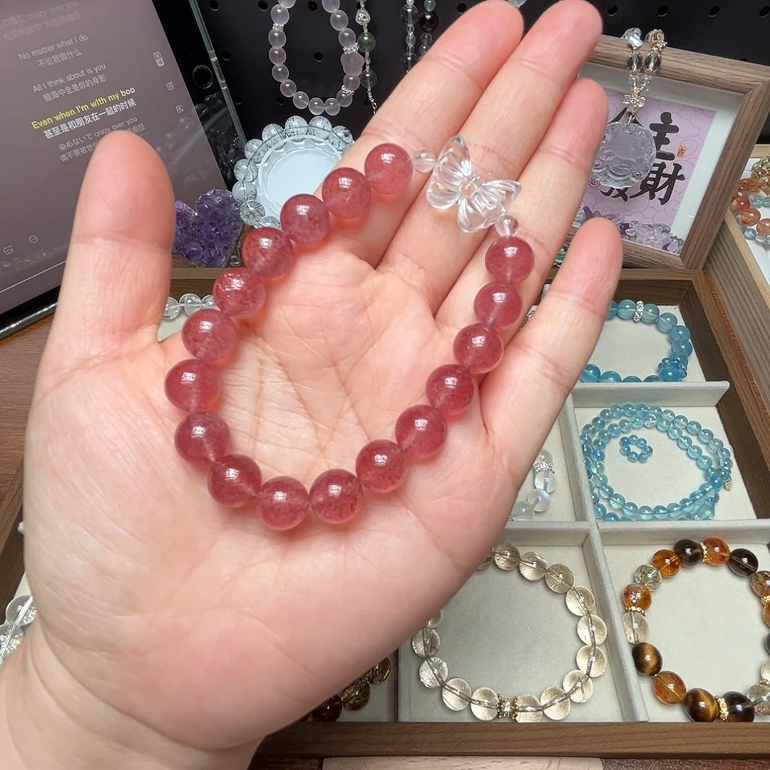 水晶手链未镶嵌草莓晶