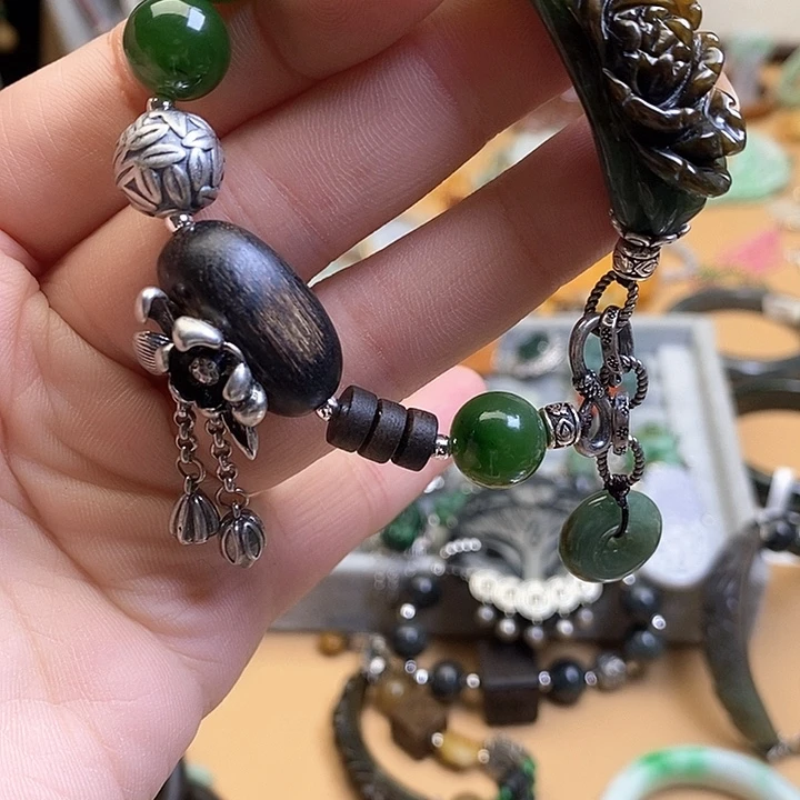 翡翠手链未镶嵌?****?手链450