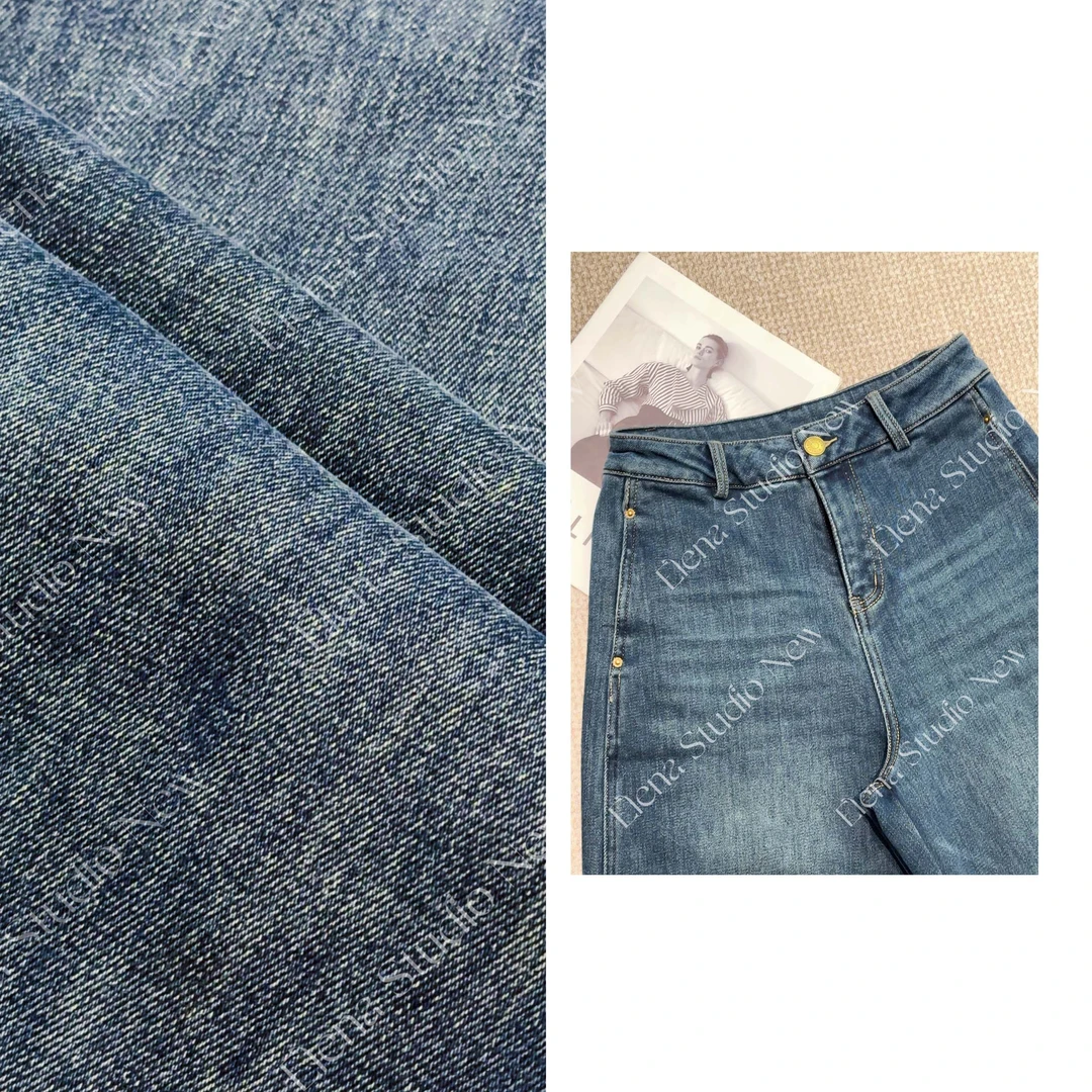 大甜甜【修容牛仔】设计感秋季气质休闲裤宽松显瘦显高裤子