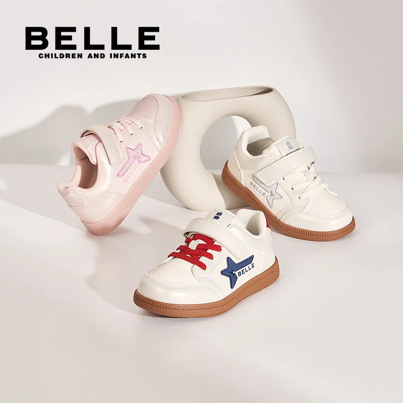 百丽童鞋春季新款儿童休闲运动鞋校园开学季徳训男女儿童鞋LC5119