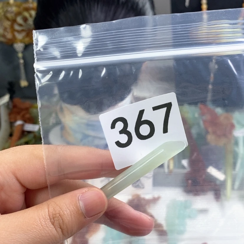 【闪购商品】岫玉发饰未镶嵌一**福