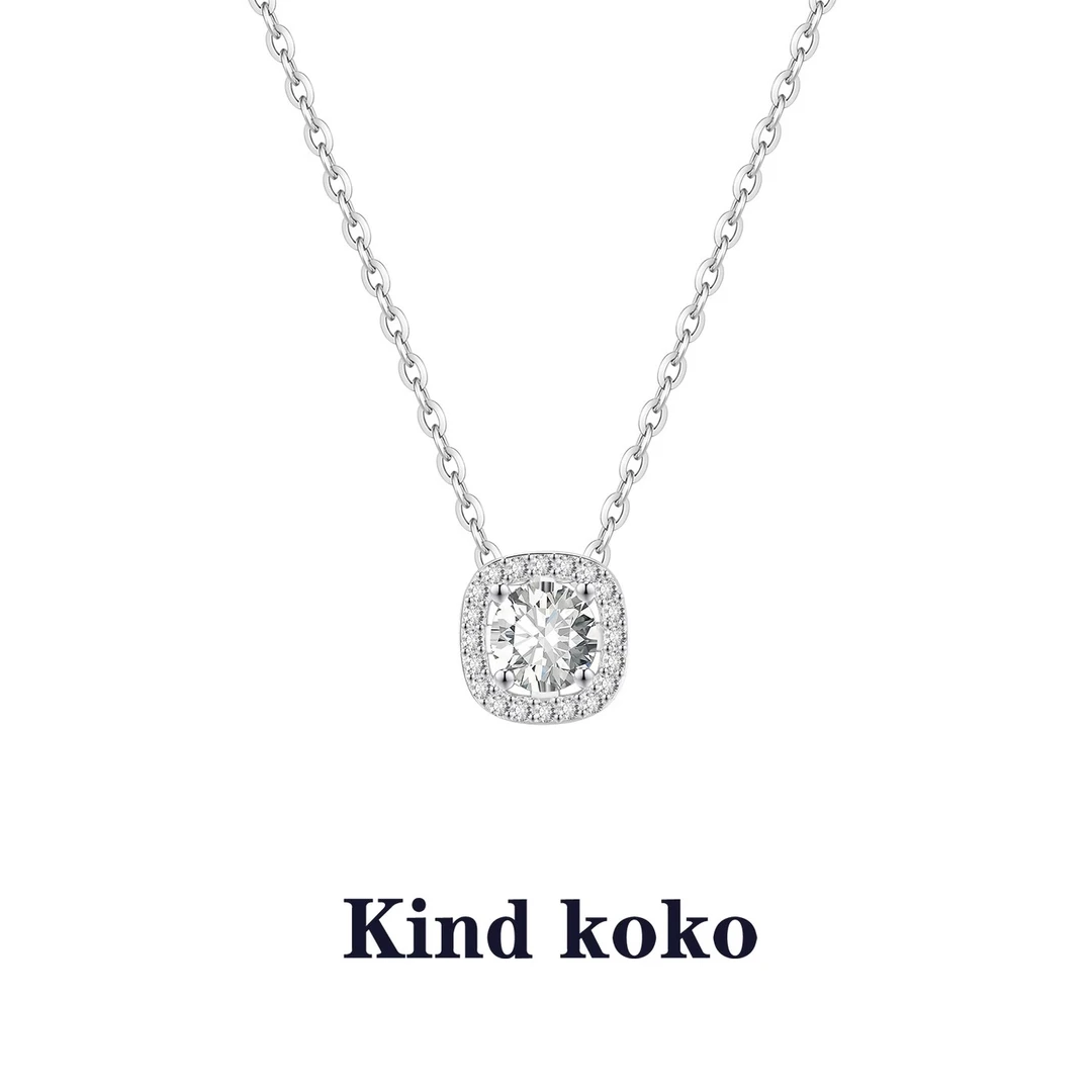 kind koko 钛钢项链 方糖项链ins设计锁骨配饰情人节送女友礼物