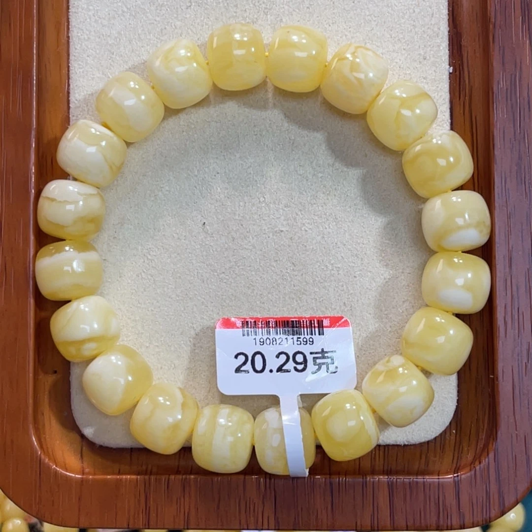 听***停未镶嵌蜜蜡手链蜜蜡
