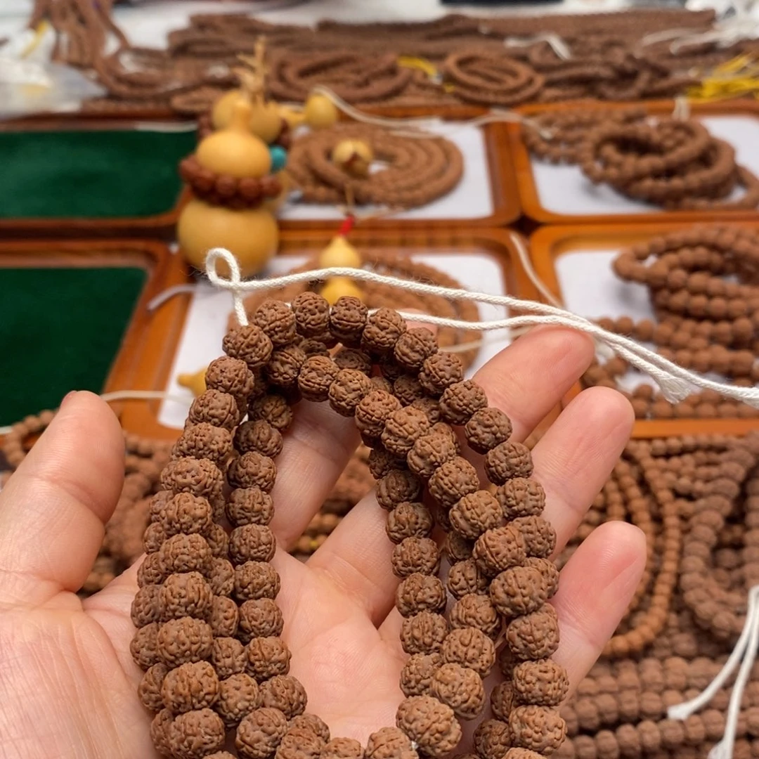 瘪***子吊坠金刚菩提花王108卡9➕