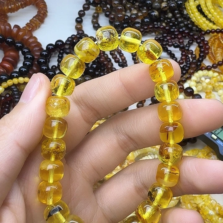 琥珀未镶嵌珠宝奇石