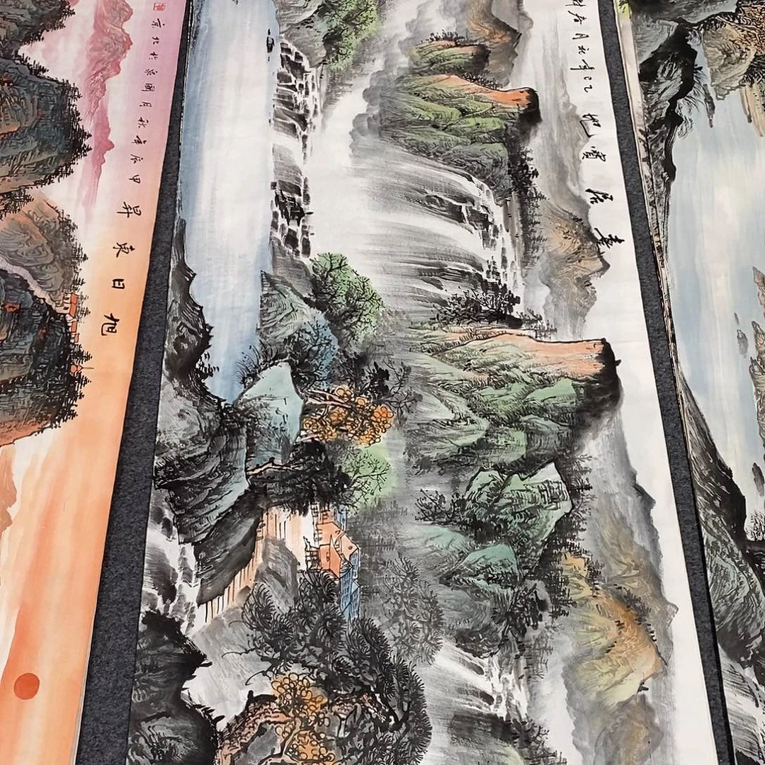 国画画画真的画画画画